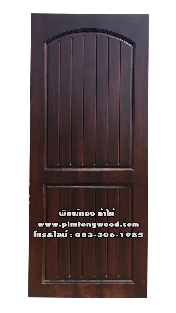 ประตูไม้สักบานเดี่ยว D-115