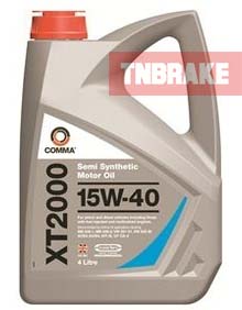 COMMA : XT24L น้ำมันเครื่องกึ่งสังเคราะห์เบนซิน XT2000 15W40 4 ลิตร