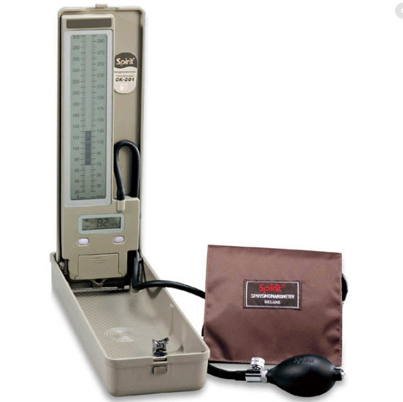 เครื่องวัดความดันแบบตั้งโต๊ะ LCD Display Mercurial Sphygmomanometer รุ่น CK-E301