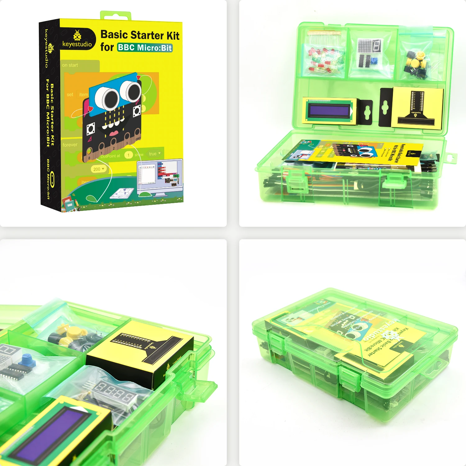 Keyestudio Microbit V2 Basic Starter Kit (ชุดเรียนรู้ไมโครบิต V2 สำหรับผู้เริ่มต้น)