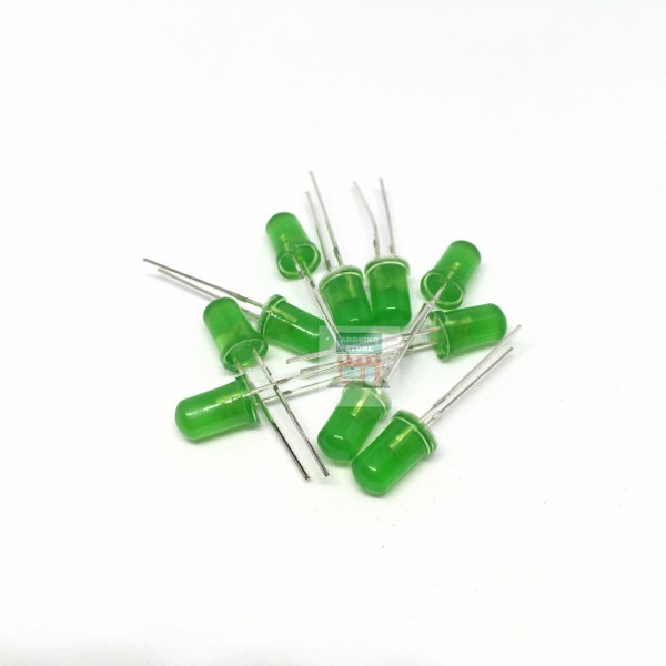 5mm LED Green 10pcs