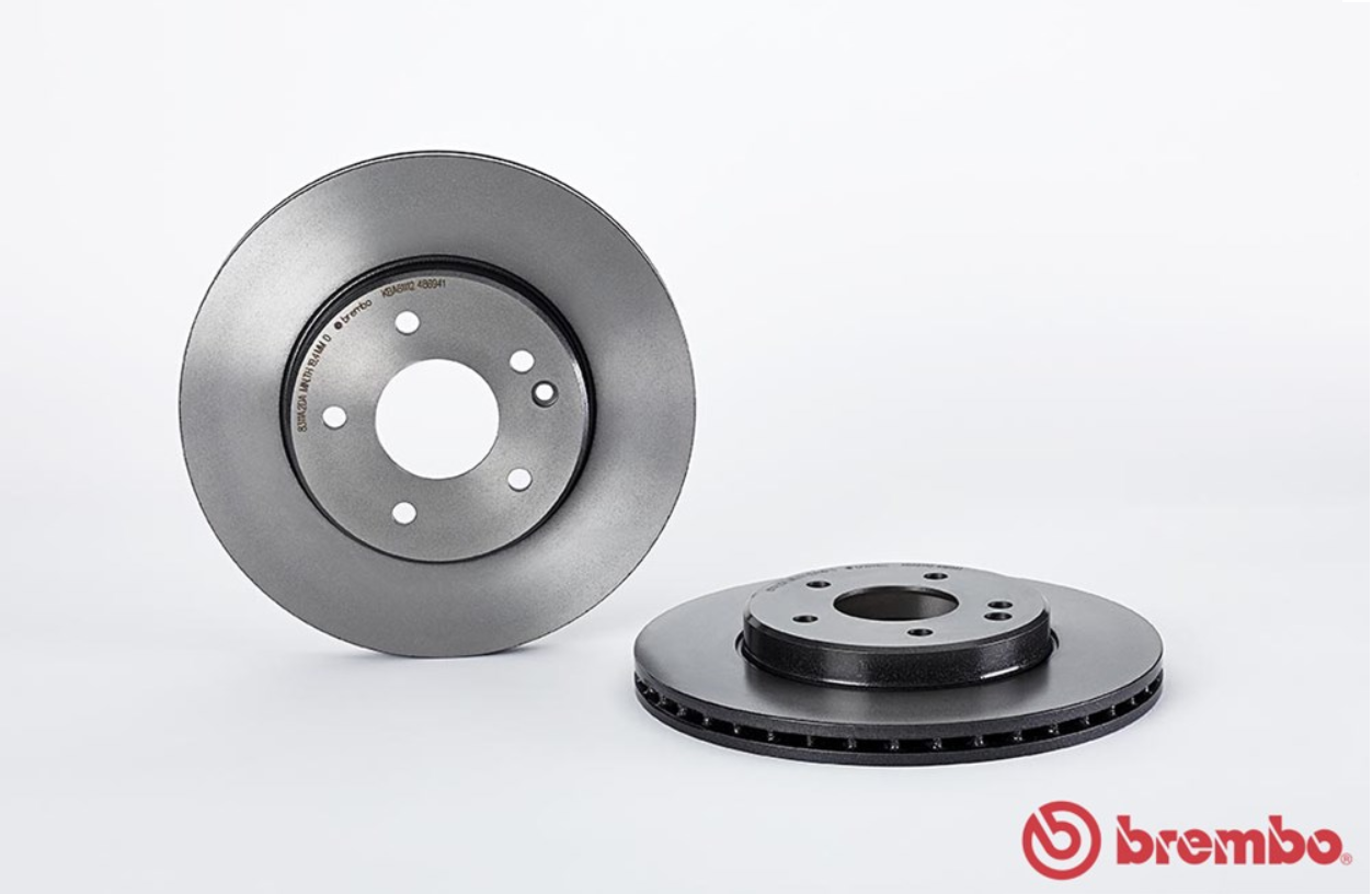 จานเบรค Mercedes-Benz W202 C200-280 (คู่หน้า) ปี 1993 - 1997 / Brembo