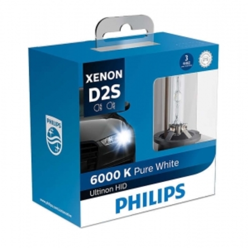 หลอดไฟรถยนต์ Philips Ultinon หลอด D2S 6000K