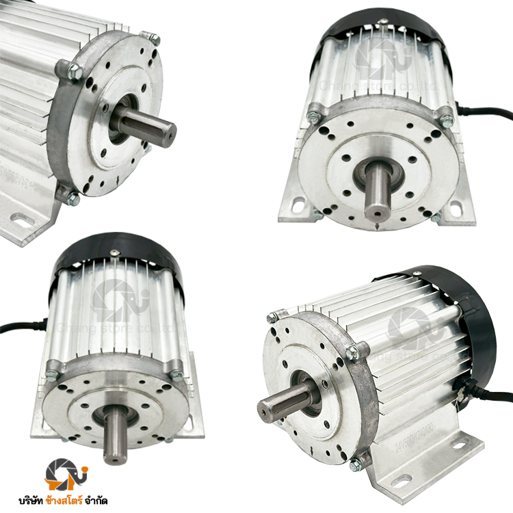 มอเตอร์ DC บัสเลส 1000W 48V แกน 19 มิล รอบเร็ว