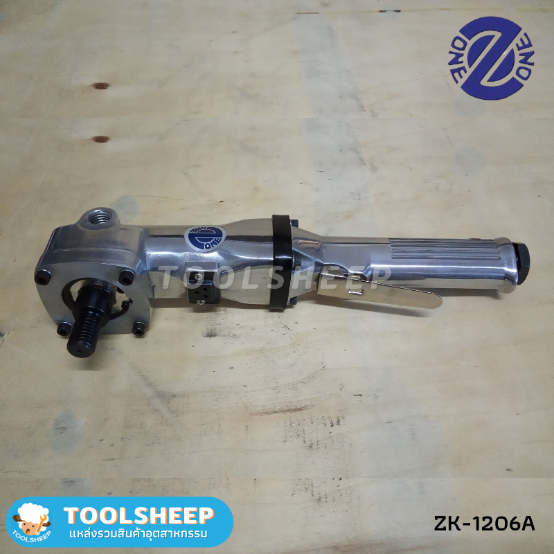 เครื่องขัดกระดาษทรายลม ZK-1206A ขนาด 7" พร้อมอุปกรณ์ (Made in Taiwan)