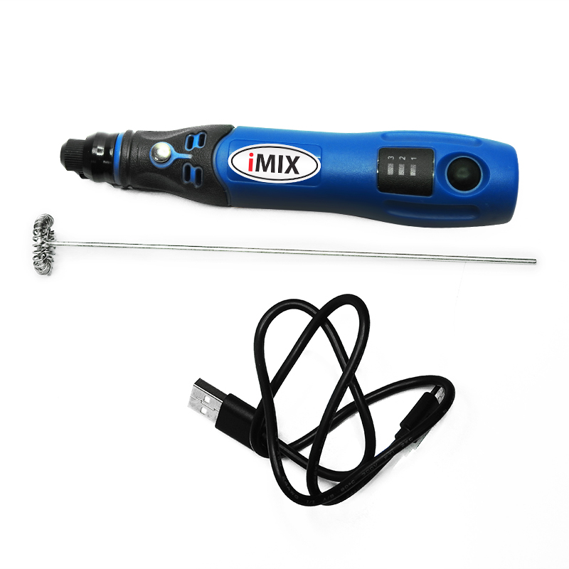 เครื่องตีฟองนมไอมิกซ์ imix ระบบชาร์ตแบตเตอรี่ สายUSB 3.6V. 1610-602