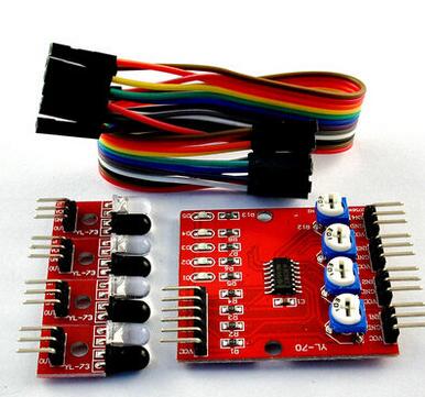 4 Channel Infrared Detector Tracing Sensor Module