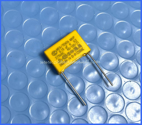 C 0.15uf275v 154J 115n ไมล่าร์ฟิล์ม ระยะขา 15 มิล