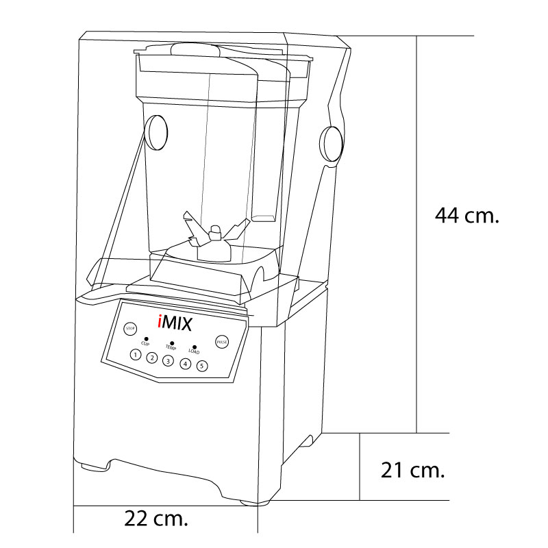 เครื่องปั่นไอมิกซ์ imix 1800W. 1602-120