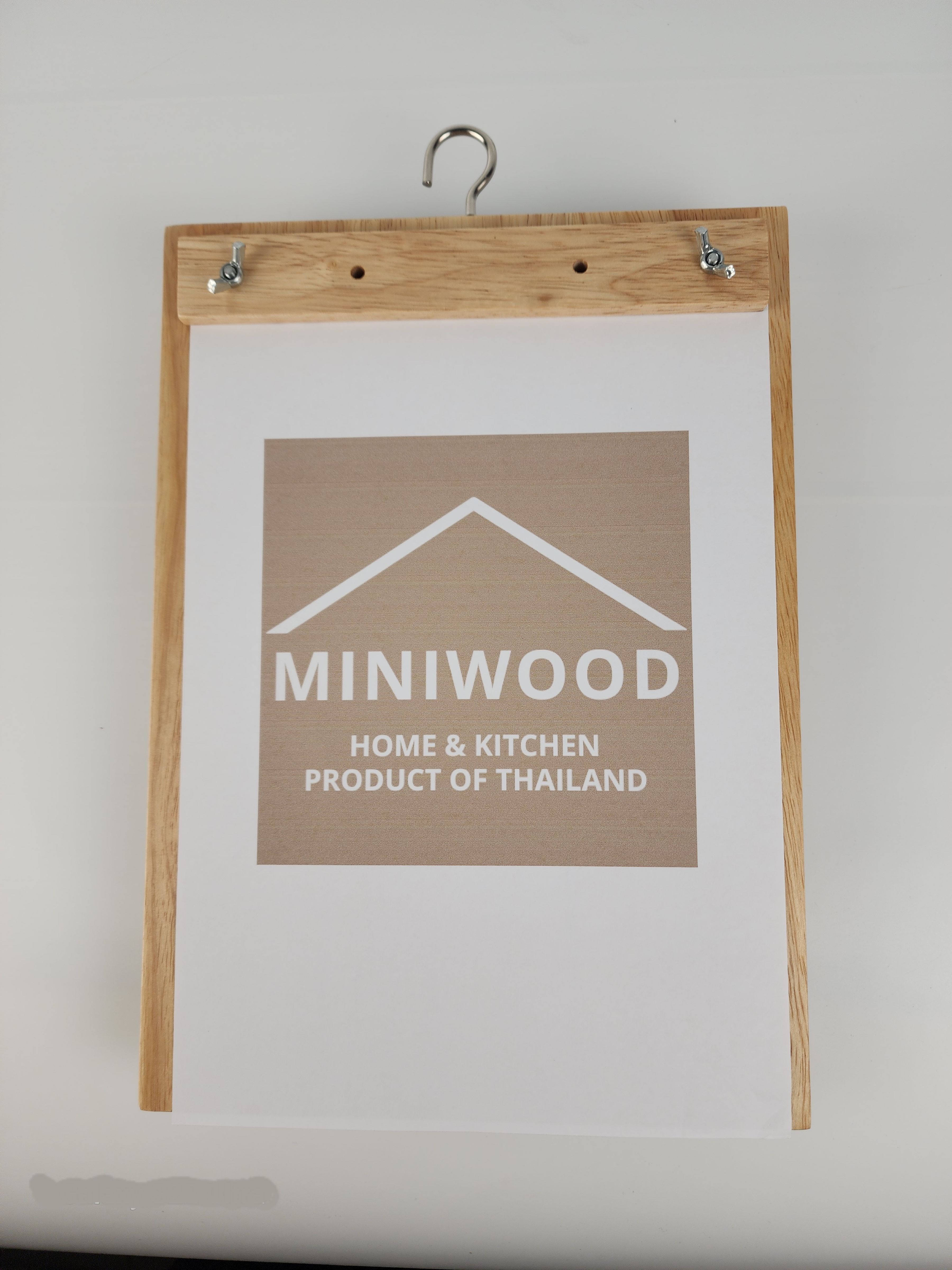 MINIWOOD คลิปบอร์ด กระดานบอร์ด กระดานโน๊ต ที่ใส่เมนูอาหาร clipboard