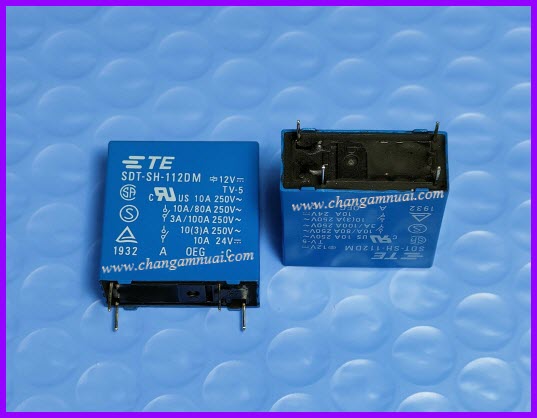 SDT-SH-112DM 12VDC 10A รีเลย์ 4 ขา