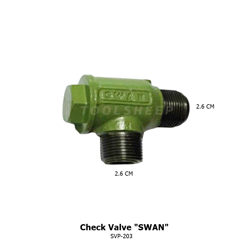 เช็ควาล์ว – Check Valve ปั๊มลม สวอน SWAN SVP – 203