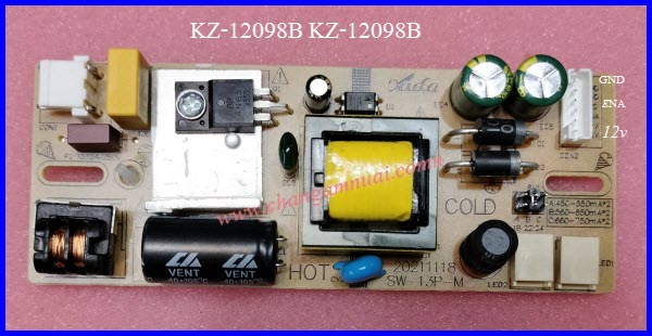 KZ-12098B KZ12-1209A หรือ KZ1240W ภาคจ่ายไฟทีวี LED LCDจีน สินค้าเปลี่ยนเป็นรุ่นใหม่ KZ1240W ทดแทน KZ12-1209A