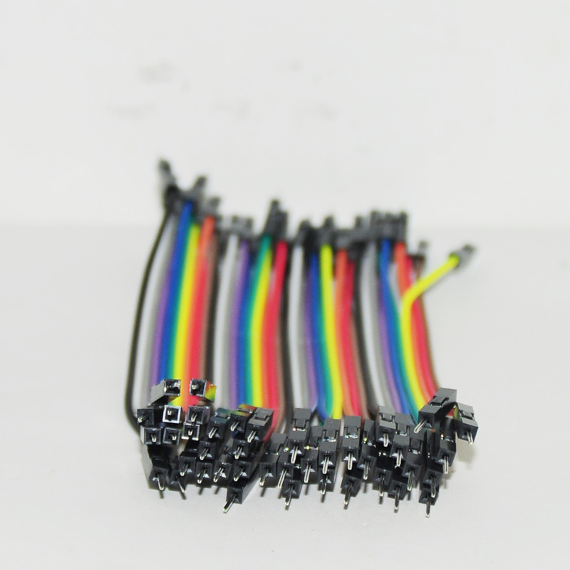 Jumper (M2M) cable wire 40pcs 10cm 2.54mm Male to Male
