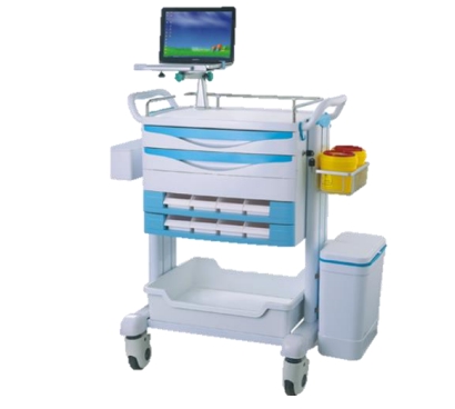 รถเข็นฉุกเฉิน (EMERGENCY TROLLEY) รุ่น SL-F04