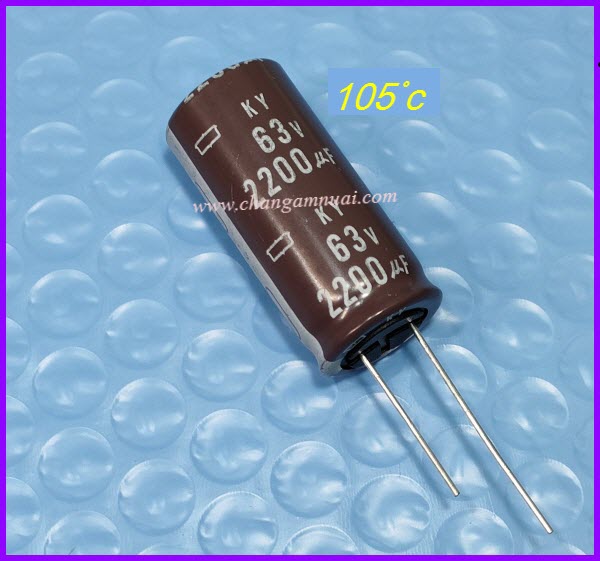 2200uF 63V คาปา Black kingkong ขนาด 18x40 ชิ้นละ