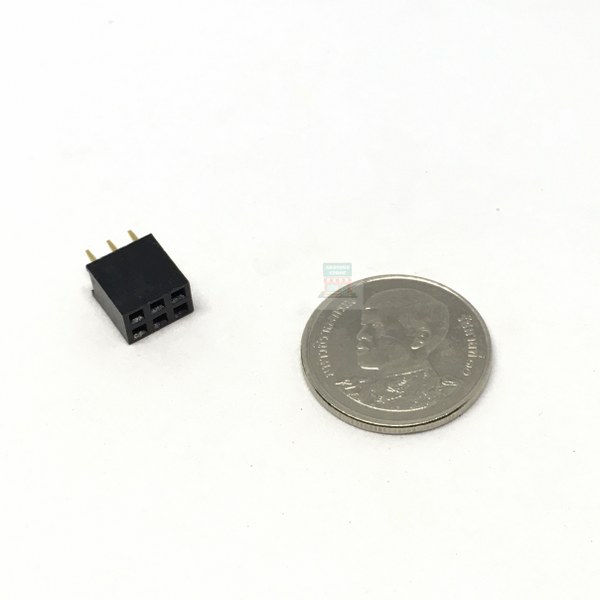 2.54mm 2x3 F Pin 5pcs