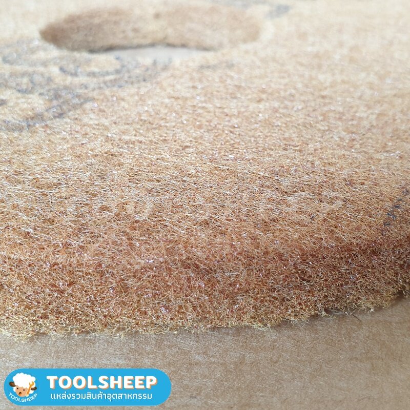 แผ่นสก็อตไบร์ทขัดพื้น 3M (สีเหลือง) สำหรับเครื่องขัดพื้น CHAMPION