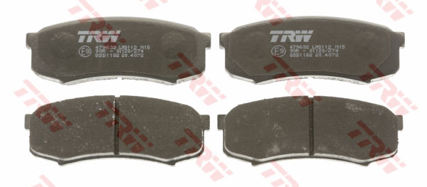 TRW ผ้าเบรค (หลัง) Toyota Harrier RX300 V6 ปี 2000-2003 COTEC