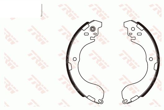 ผ้าเบรค-หลัง Juke 1.5,1.6 ปี 2013 ขึ้นไป (TRW)