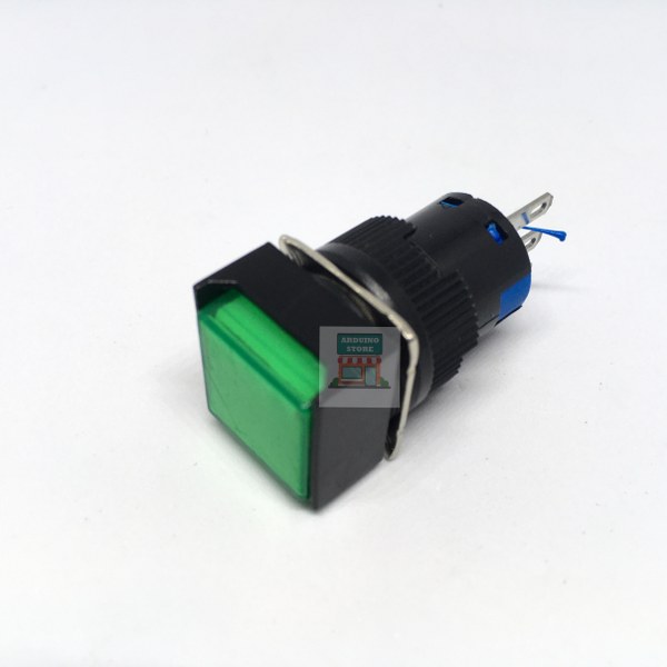 16mm SL Button Green