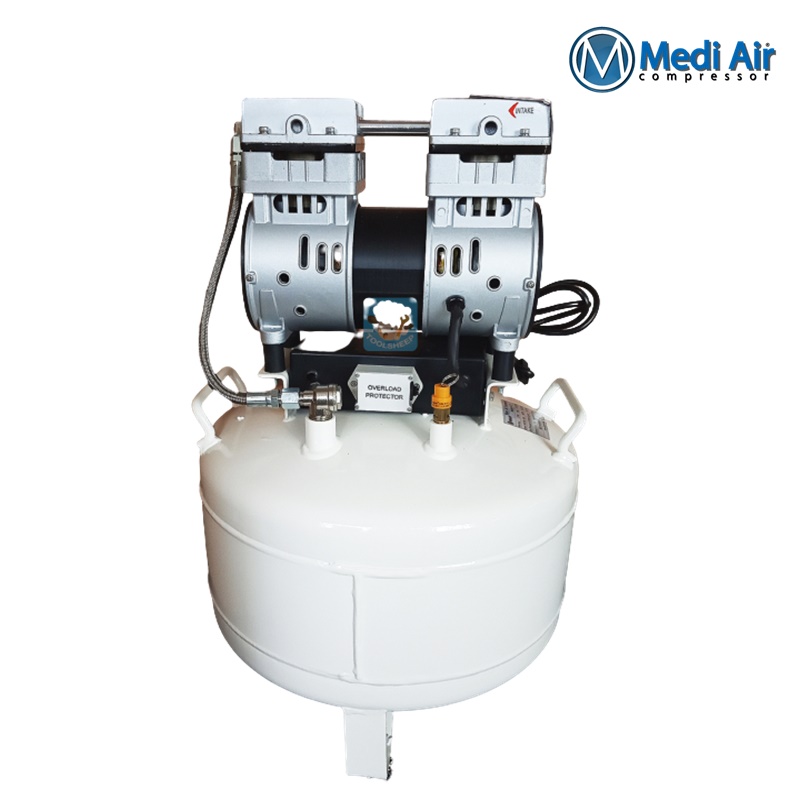 ปั๊มลม แอร์คอมเพลสเซอร์ MEDI AIR รุ่น MA-7001 (ขนาด 30 ลิตร)
