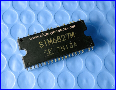 SIM6827M IC บอร์ดตู้เย็นมิซูบิชิ IC อินเวอร์เตอร์ แท้ถอดมือ2