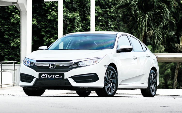 ผ้าเบรคหน้า COMPACT HONDA CIVIC 1.6 , 1.7, 2.0 VTEC , 1.8 i-VTEC ,HYBRID , FREED DBA-GB3, GE 1.5