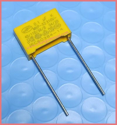 104K 0.1uF 100nF 310V คาปา Polypropylene Film 6x18 มิล
