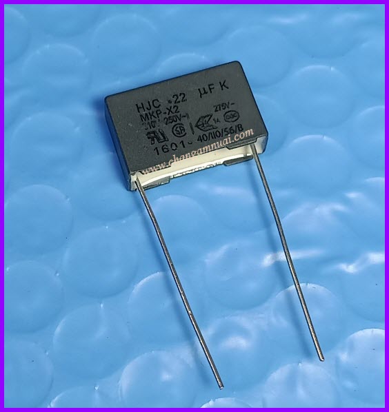 HJC 0.22uf 310V 224K 275V ขากว้าง 15 มิล