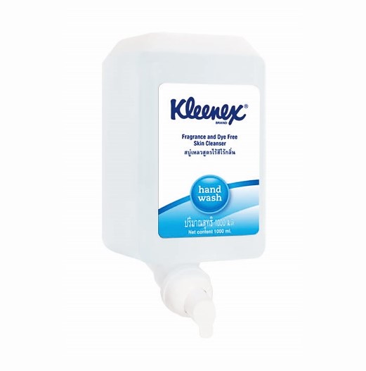 KLEENEX* Fragrance and Dye Free Skin Cleanser สบู่เหลวสูตรไร้สีไร้กลิ่น