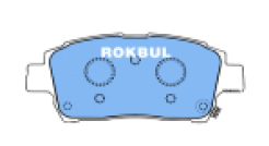 ผ้าเบรคหน้า altis ปี 2001-2007 / rokbul ชมพู