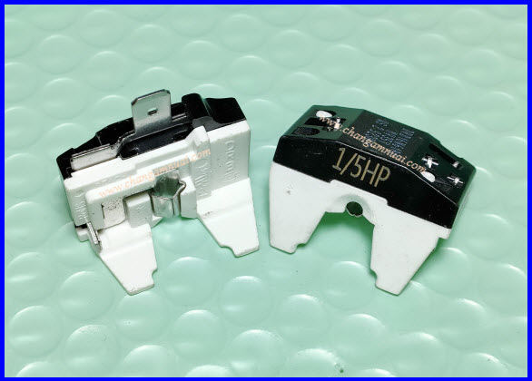 Overloadตู้เย็น 1/5HP โอเวอร์โหลดตู้เย็น1/5HP