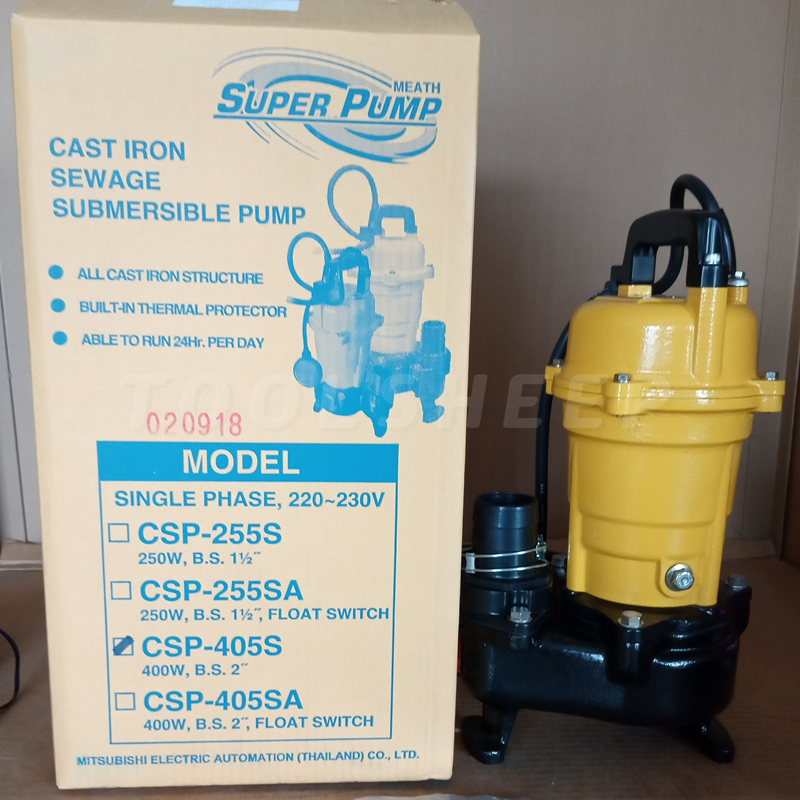 ปั๊มแช่ดูดโคลน MITSUBISHI รุ่น CSP Series