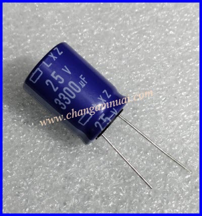 C 3300uF 25V เกรดA 18x26 มิล