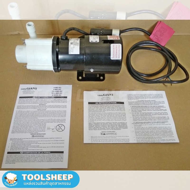 ปั๊มน้ำยาเคมี ปั๊มสารเคมี LITTLE GIANT รุ่น TE-MD Series