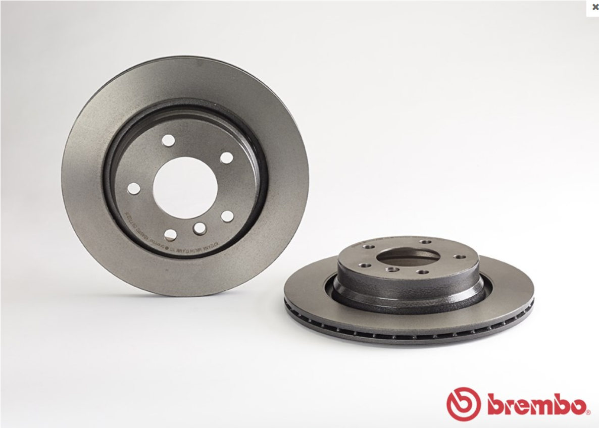 จานเบรค BMW E46 318i 320i (คู่หลัง) ปี 1998 - 2005 / Brembo
