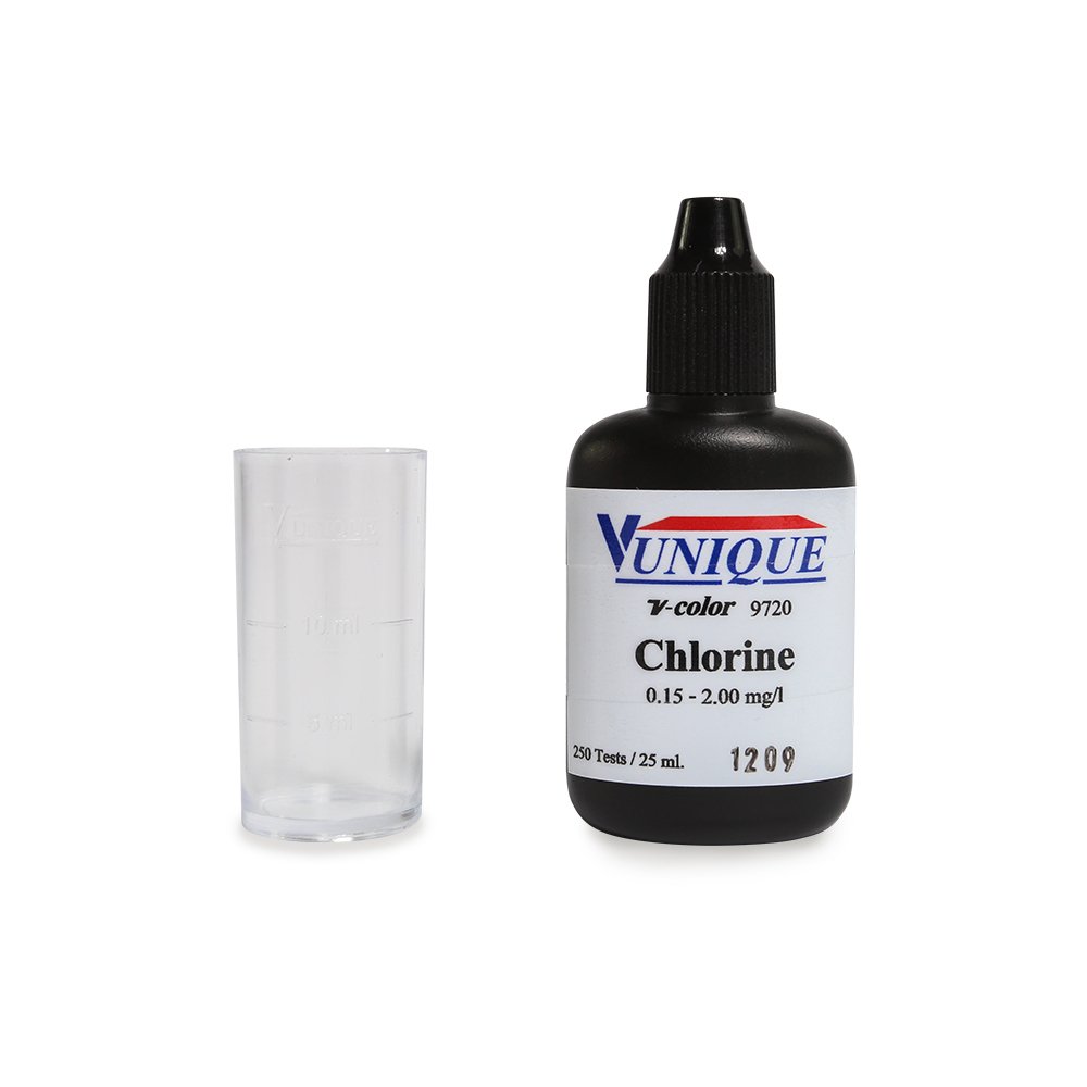 ชุดตรวจคลอรีน 0.15-20 mg/l รุ่น 9720 ยี่ห้อ V-unique