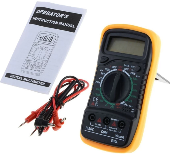 เครื่องวัดมัลติมิเตอร์ Digital Multimeter รุ่น XL830L