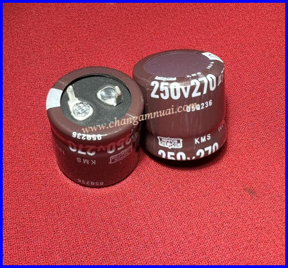 270uf250v ขนาด กว้าง 22 สูง 20 มิล