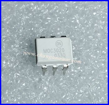 MOC3020 Optocouler Triac DIP-6 ยี่ห้อ ON-Semiconductor