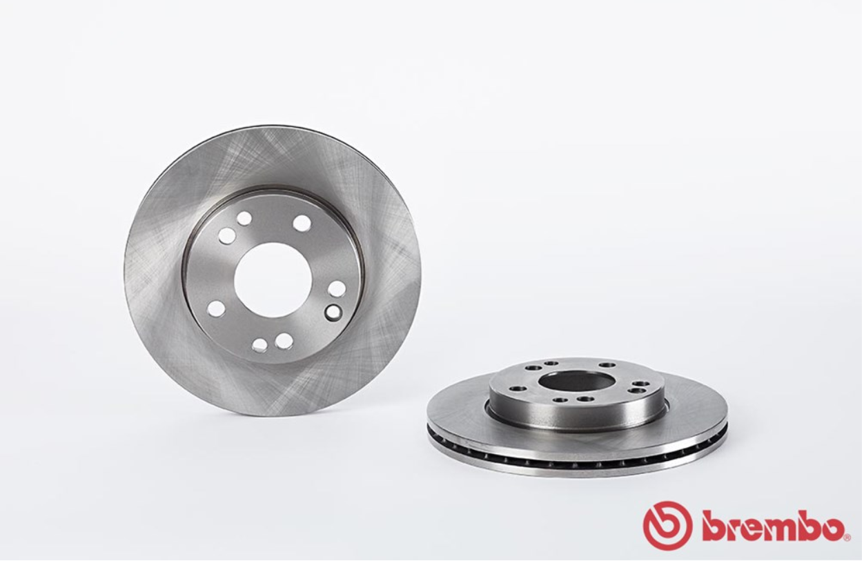 จานเบรค Mercedes-Benz W201 190E 2.3-2.6 (คู่หน้า) ปี 1992 - 1995 / Brembo