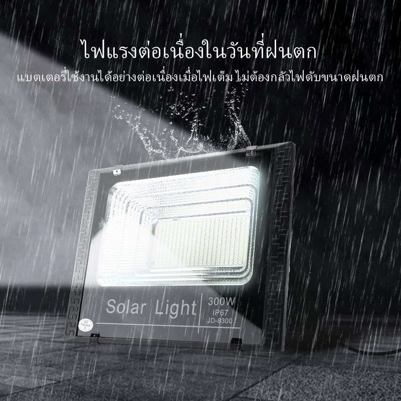 สปอร์ตไลท์ โซล่าเซลล์ LED JD5730