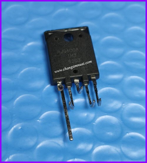 RJQ6008 600V 10A IGBT บอร์ดแอร์ TO-3PFM-5 สินค้าถอด มือสอง แบบ ขา 1 NC ว่าง