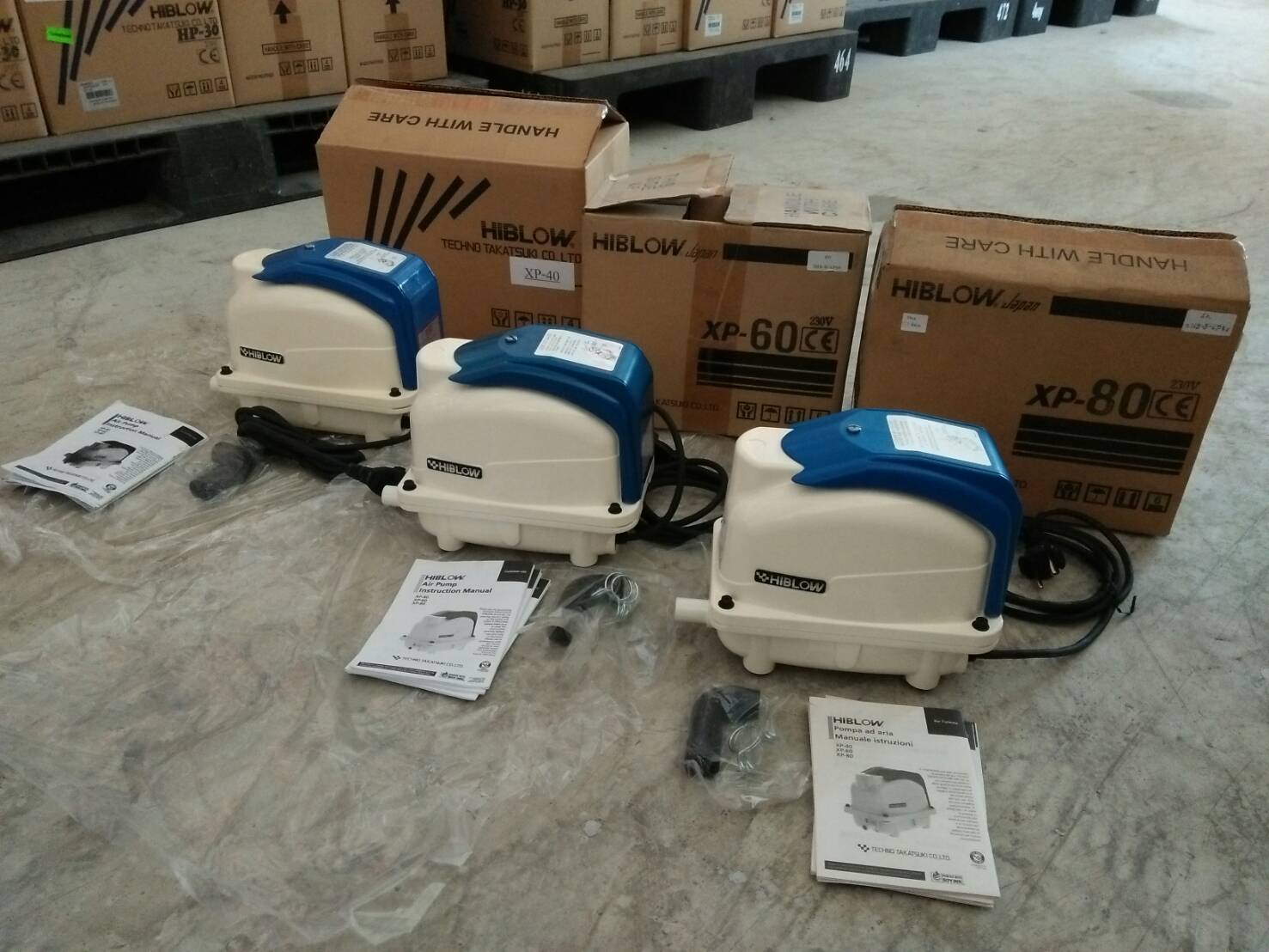 ปั้มเติมอากาศ HIBLOW รุ่น XP series