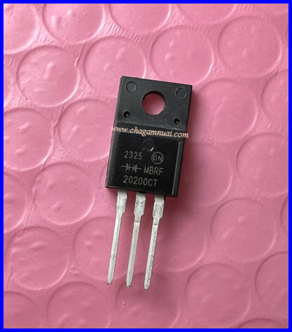MBRF20200CT ไดโอดความถี่สูง ยี่ห้อON Semiconductor 20A200V TO-220