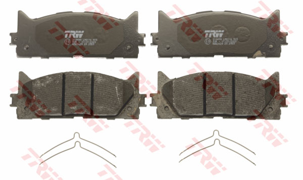 ผ้าเบรคหน้า Toyota Camry ACV40 2.0 และ 2.4 ปี 2007 - 2012 (TRW-DTEC)
