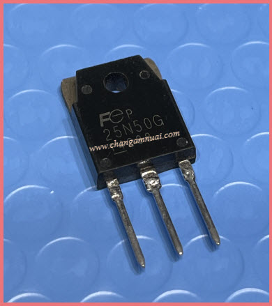 25N50G 25N50 Mosfet N chanal 500V 25A TO-3P มอสเฟตสินค้าแท้ถอด ขายาว