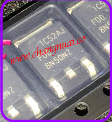 8N50NZ Mosfet N 500v 6.5A TO-252 เกรดA