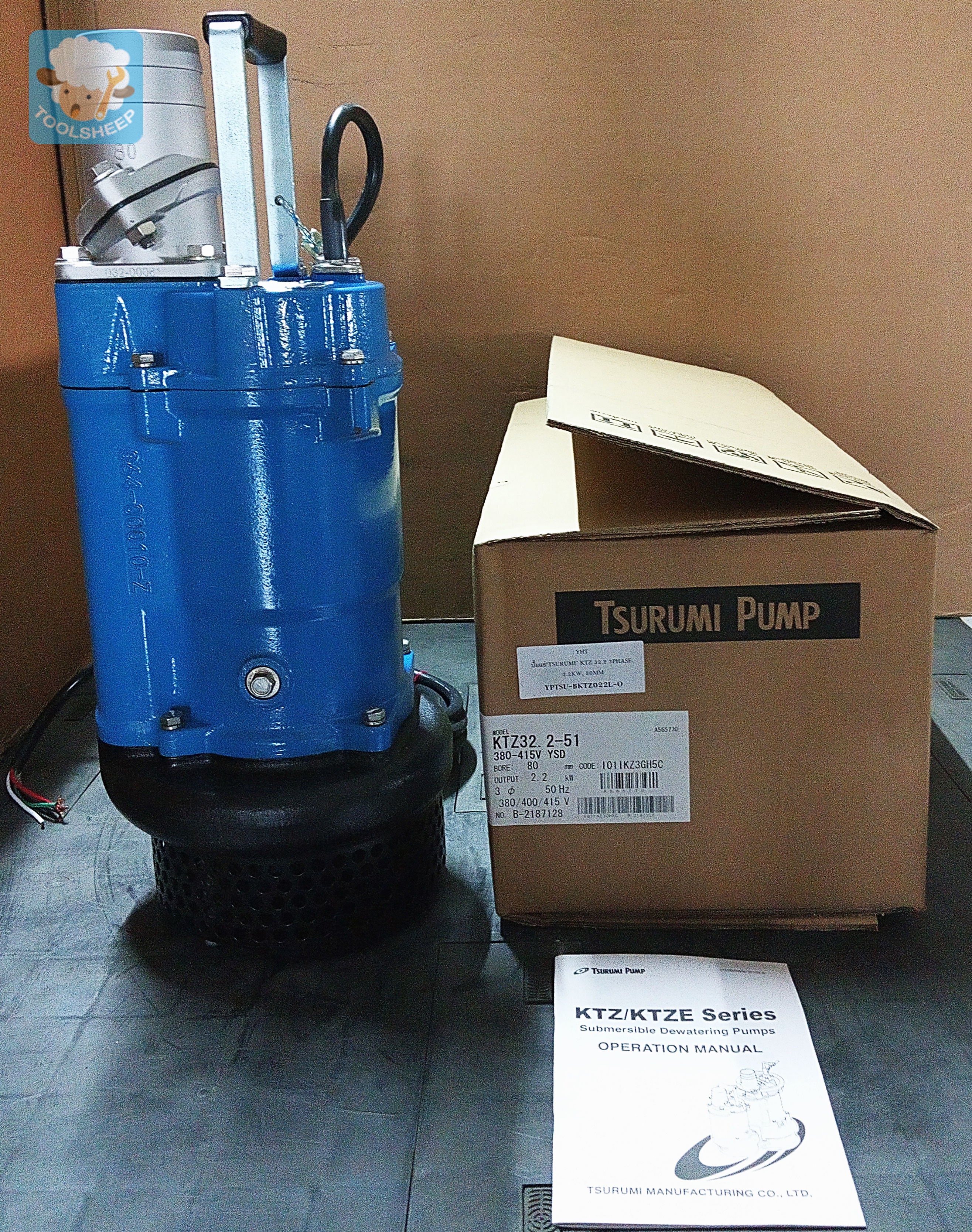 ปั้มแช่ TSURUMI รุ่น KTZ 32.2 (3PHASE)